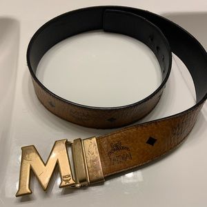 Leather MCM Belt